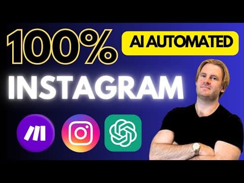 100% AI Automated Instagram (DMs, Comments, & Content) thumbnail