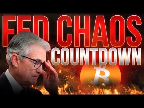 Fed Chaos Countdown📉Crypto Market Update thumbnail