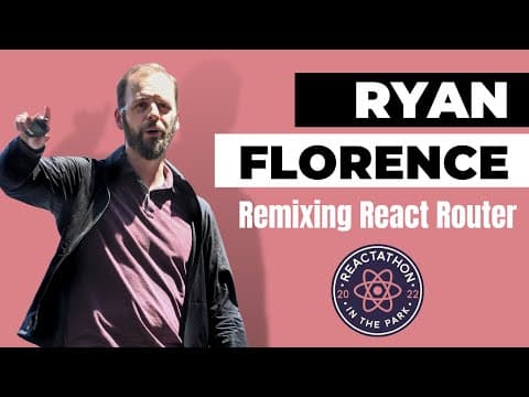 When To Fetch: Remixing React Router - Ryan Florence thumbnail