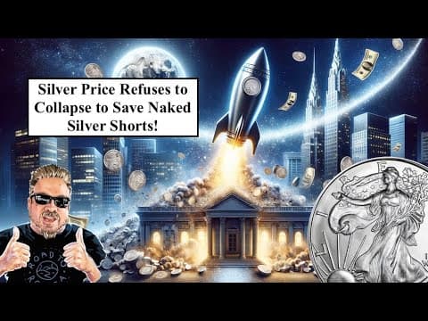 SILVER ALERT! Silver Price Refuses to Collapse to Save Naked Silver Shorts! $50oz Floor?! (Bix Weir) thumbnail