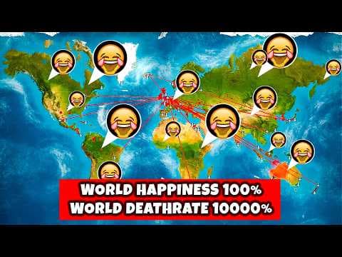 Plague Inc, but happiness KILLS you. thumbnail