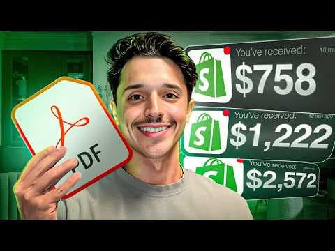 Case Study: $26k in 30 Days Selling PDF’s on Shopify thumbnail
