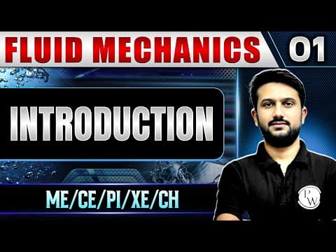 Fluid Mechanics 01 | Introduction | GATE 2025 Series | ME/CE/PI/XE/CH thumbnail