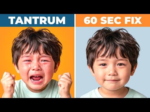 The Korean Method to Calm Tantrums in 60 Seconds thumbnail