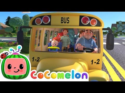 [ 15 MIN LOOP ] Wheels on the Bus | CoComelon Nursery Rhymes & Kids Songs thumbnail