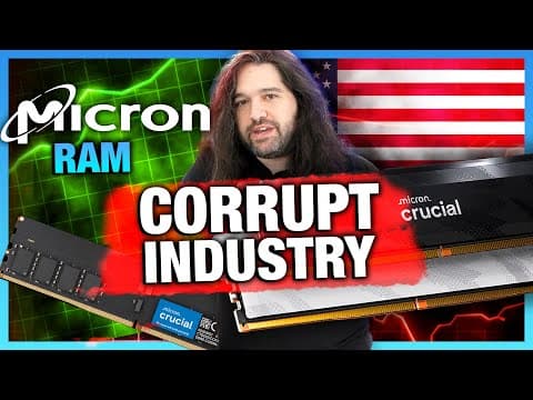 WTF Just Happened? | The Corrupt Memory Industry & Micron thumbnail