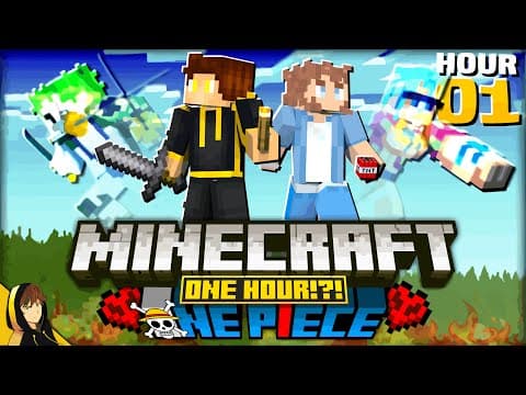 What Happens in One Hour of One Piece Minecraft? thumbnail