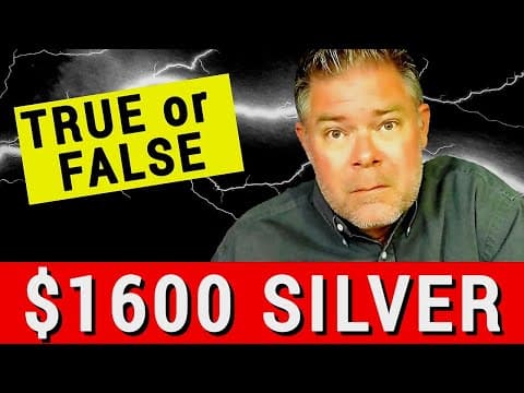 ⚡$1600 SILVER?⚡COMEX CRISIS & GOLD PRICE SHOCK - Metals Mania Is ON! Precious Metals News UPDATE thumbnail