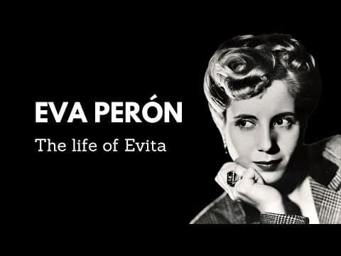 Eva Peron | The History and Life of Evita thumbnail