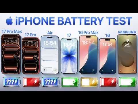 iPhone 17 Ultimate Battery Test! thumbnail