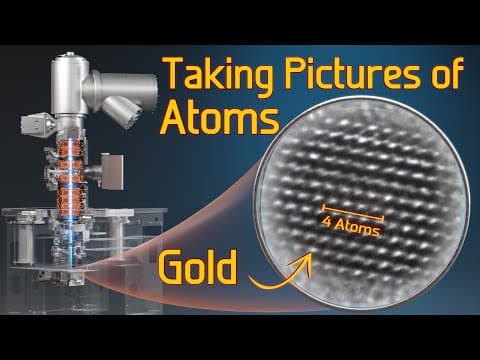 How do Electron Microscopes Work? 🔬🛠🔬 Taking Pictures of Atoms thumbnail