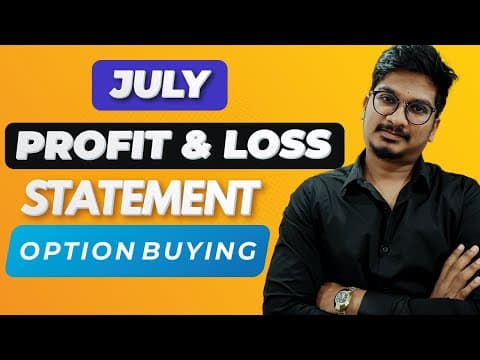 This is How much I made in Option Buying In July | Swing Trading thumbnail