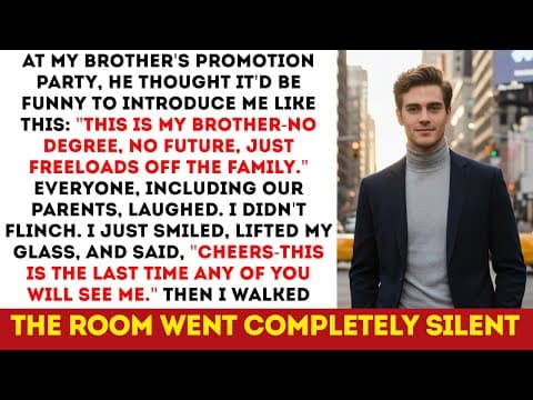 My Family Mocked Me As 'Uneducated And Worthless' At My Brother’s Promotion Party—I Just Smiled And… thumbnail