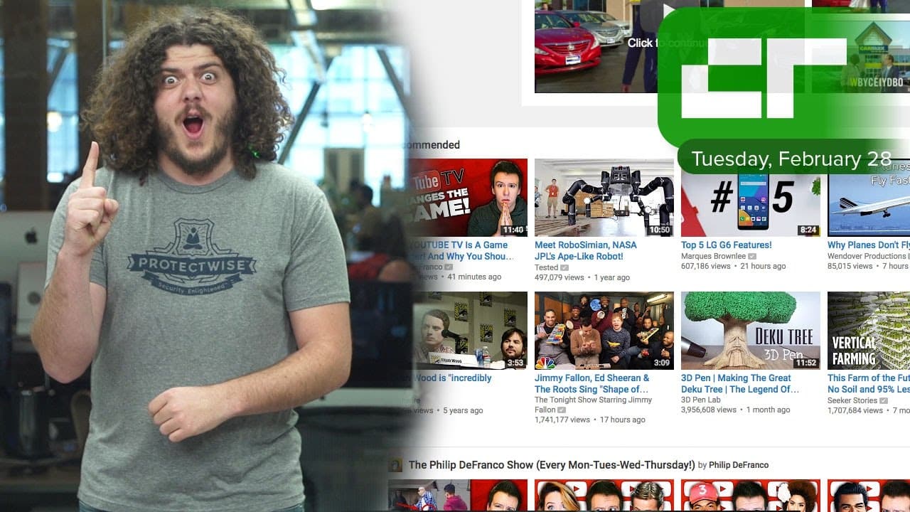 YouTube video player