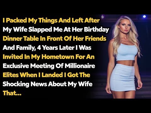 Wife Joked: "At Least My Ex Had A Bigger." My Response Make Her Cry. Epic Revenge Cheating Story thumbnail