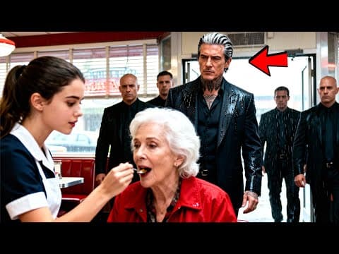 Poor Waitress Helped An Old Woman Everyday — Until Mafia Boss And His 4 Gang Members Showed Up thumbnail