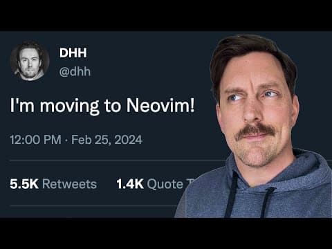 Will this hurt or help Neovim? thumbnail