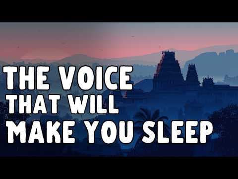 🌊 The Voice That Melts Stress Away | Deep Sleep Story + Wave Sounds 😴 A Tranquil Morning in Hampi 😴 thumbnail