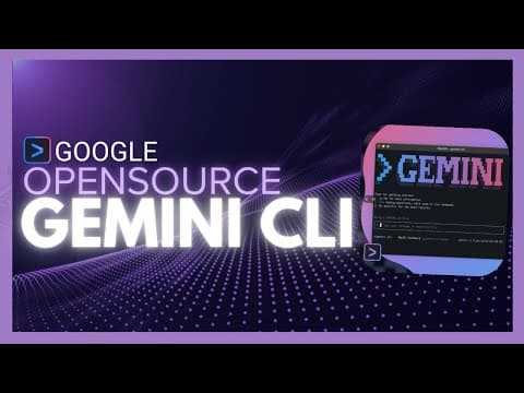 Gemini CLI: Google's NEW Fully Free Opensource Coding Agent! Beats Claude Code! thumbnail