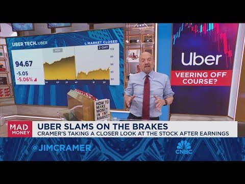 Growth is one of the best protections, Uber's growth is accelerating, says Jim Cramer thumbnail