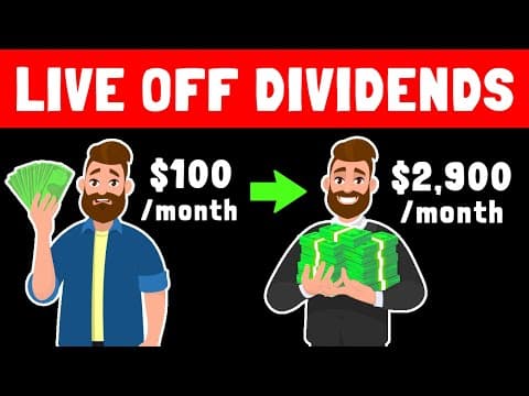 The Fastest Way You Can Live Off Dividends! ($2900 / month) thumbnail