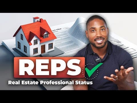 How to Qualify for Real Estate Professional Status (REPS) – FULL GUIDE thumbnail
