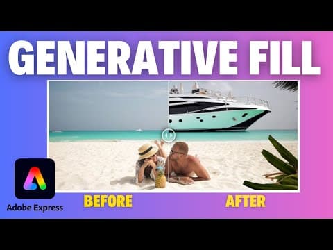 How to Use Adobe Express Generative Fill for Photos thumbnail