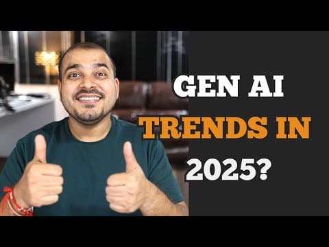 Agentic AI Is The Future- GEN AI Trends In 2025 thumbnail