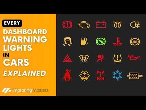 Warning Lights in Car's Dashboard and Their Meanings | How to Reset Warning light? | Explained thumbnail