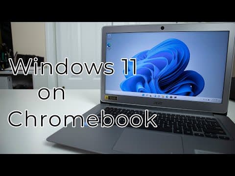 How to Install Windows 11 on a Chromebook Without TPM? thumbnail