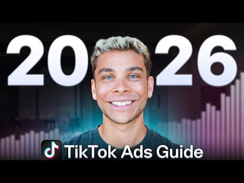 The BEST TikTok Ads Tutorial for Beginners (2026 Complete Guide) thumbnail