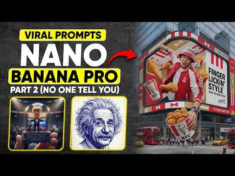 I Found HIDDEN Nano Banana Pro Prompts No One Shares! (Part 2) | Nano Banana Pro Tutorial 2026 thumbnail