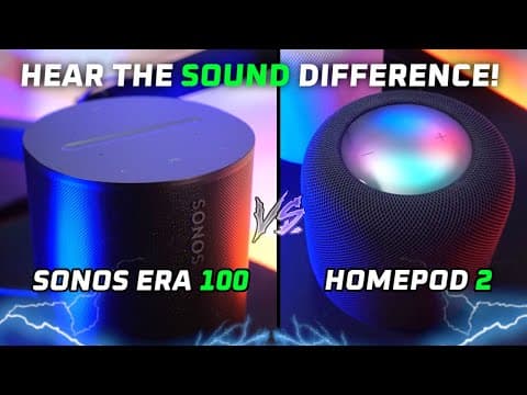Sonos Era 100 Review vs HomePod 2  - Hear the SOUND Difference! 🔥 thumbnail