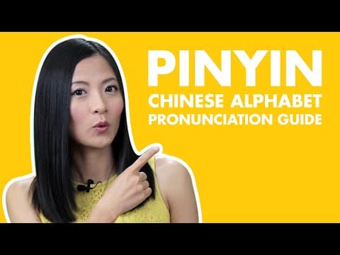 Learn Chinese Alphabet | Mandarin Pinyin Pronunciation Guide thumbnail