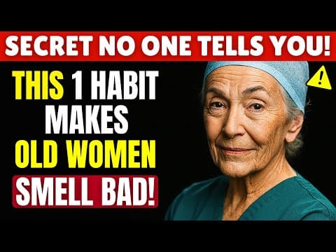 Gynecologists WARN: THIS 1 Hygiene Habit Makes Older Women Smell WORSE! | Senior Health Tips thumbnail