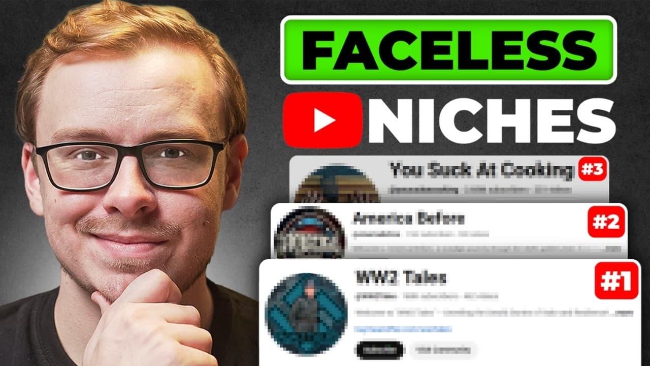 5 Faceless YouTube Niches That Will Make People Rich in 2026 | Glasp