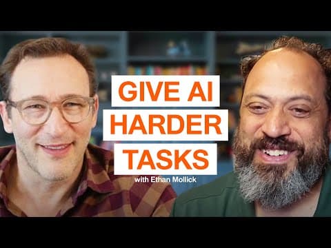 The AI Skills Nobody is Teaching (And Everyone Needs) | AI Expert Ethan Mollick thumbnail