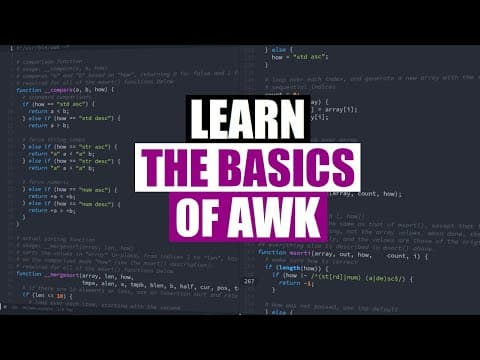 Learning Awk Is Essential For Linux Users thumbnail