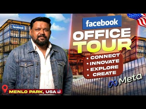 Office-ல Game, Music, Park, Salon எல்லாம் இருக்கு! 🤯 | Facebook Office Vlog | Gobinath thumbnail