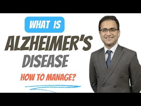 Alzheimers Disease Treatment, Symptoms, Pathophysiology, Diagnosis Medicine Lecture USMLE NEETPG thumbnail