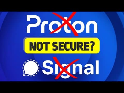 STOP Using Proton & Signal? Here’s the TRUTH thumbnail