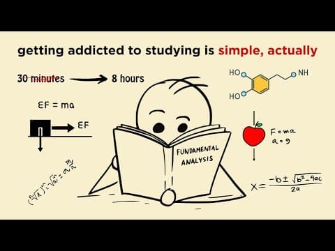This DOPAMINE based routine got you EASILY ADDICTED to studying thumbnail