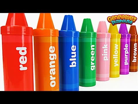 Best Learning Video for Toddlers Learn Colors with Crayon Surprises! thumbnail