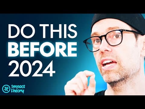 How To COMPLETELY CHANGE Your Life In 2023 (My Process For Achieving Goals) | Tom Bilyeu thumbnail