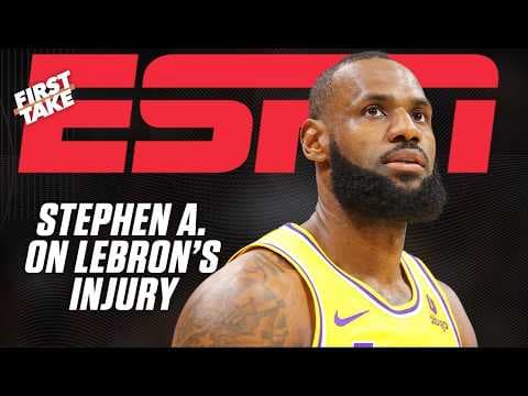 🚨 Stephen A. reacts to LeBron James having to miss the start of the NBA season 🚨 | First Take thumbnail