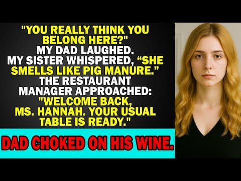 At Dinner My Parents Called Me Poor—Then Restaurant Manager Said "Welcome Back, Owner" thumbnail