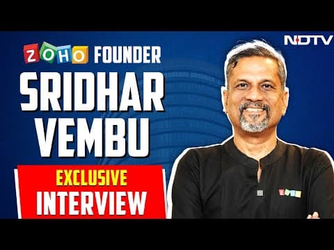 Zoho Sridhar Vembu Interview | "We Don't Intend To Monetise Ever": Zoho's Sridhar Vembu On Arattai thumbnail