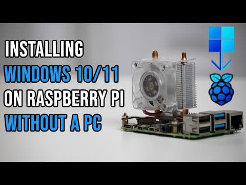 How to Install Windows 10/11 on Raspberry Pi Without a PC thumbnail