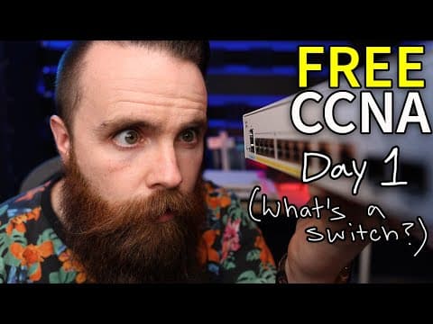 What is a SWITCH? // FREE CCNA // Day 1 thumbnail