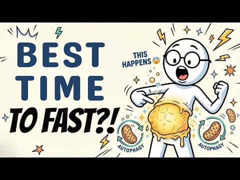 Science Explained: Best Time To Fast For Weight Loss & Autophagy? thumbnail